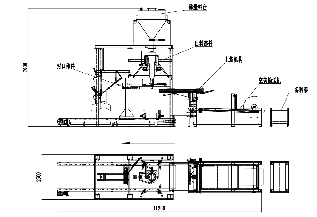 全自動噸袋包裝秤，全自動噸袋包裝機，全自動大袋包裝秤